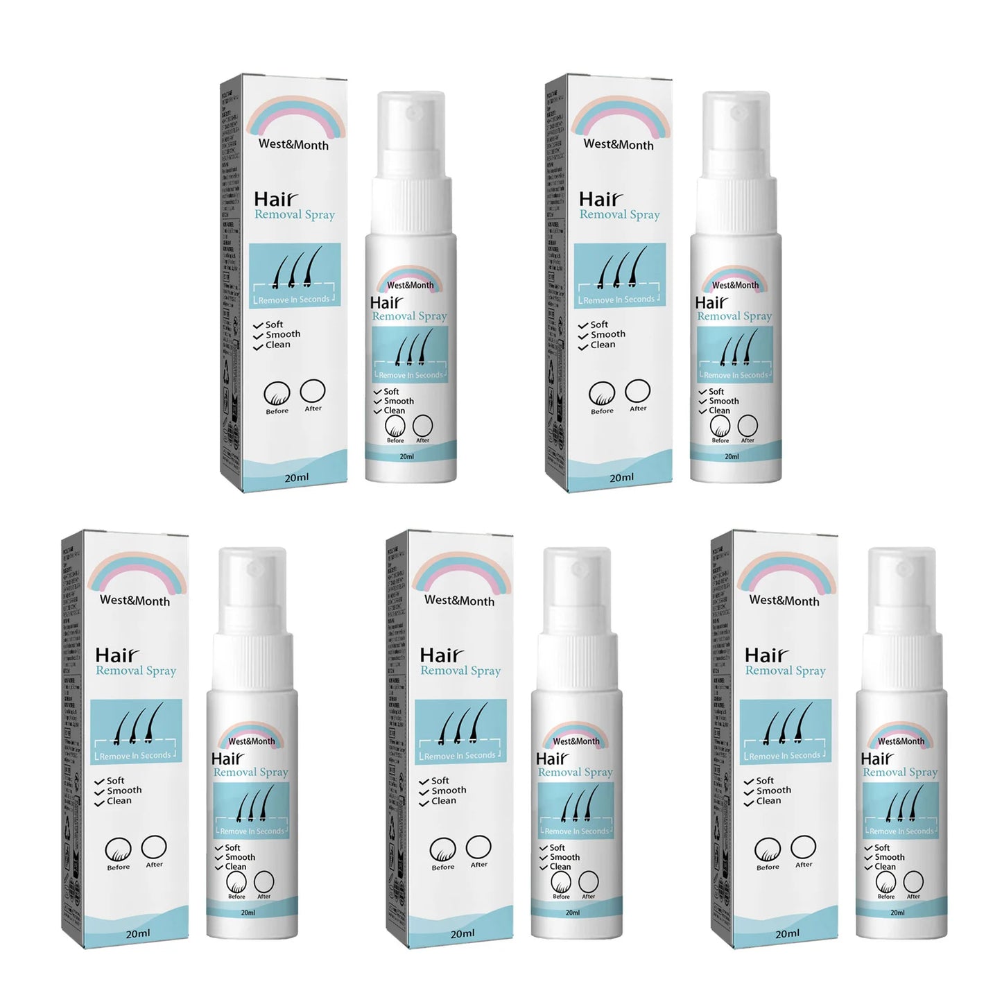 Natural Painless Hair Removal Spray – Body & Armpit Depilatory