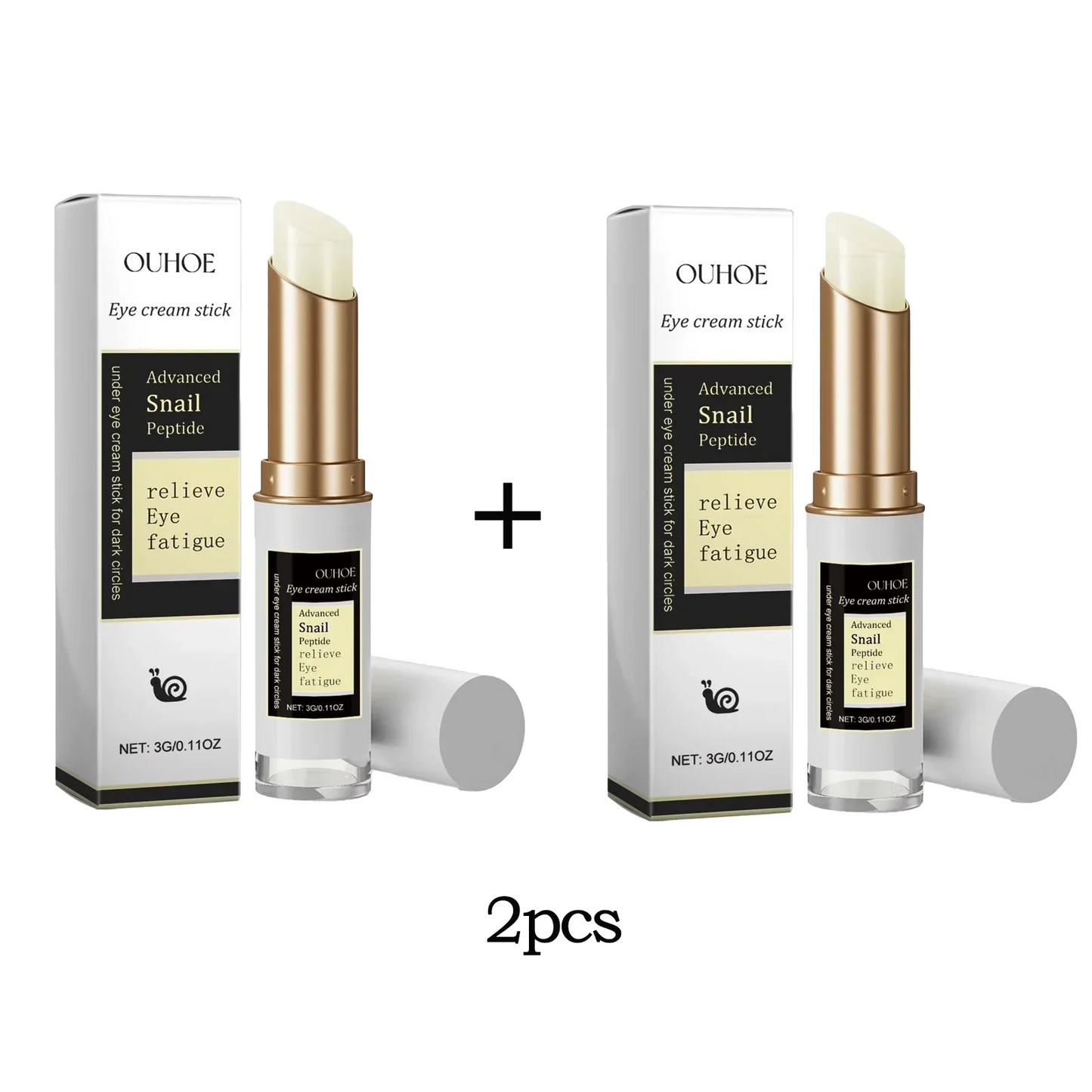 OUHOE Snail Collagen Eye Cream Stick – Dark Circles & Wrinkles