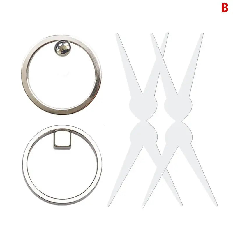 Nail Art Cat's Eye Magnet Tool Hollow Ring-shaped Glass Bead Cat Eye Magnetic Nail Art Effect Magnetic Gel Polish Manicure Tools Peaceful Pleasures Health and Wellness B