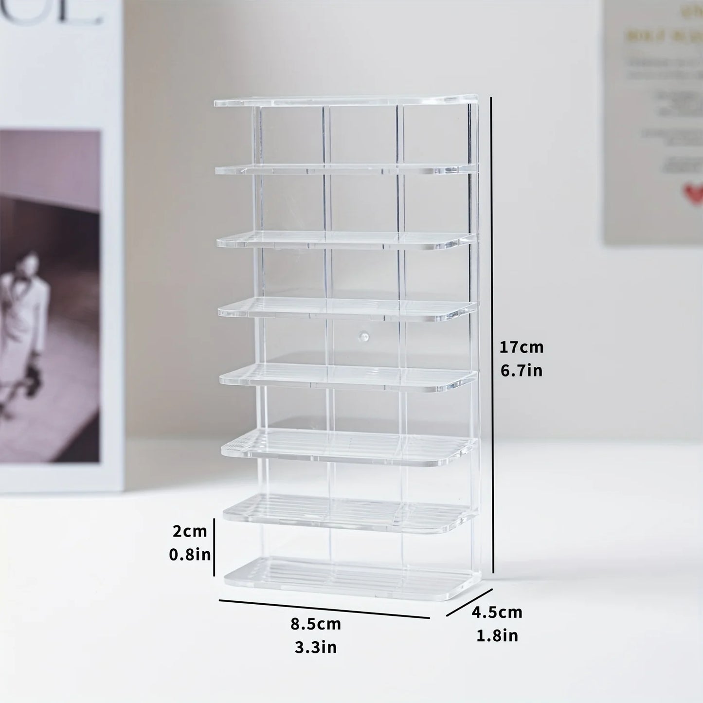 Acrylic Toy Car Display Case | Wall Mounted Diecast Shelf