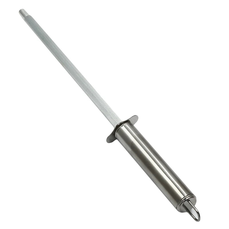 Diamond Sharpening Rod Professional Knife Sharpening Stick Honing Steel for Kitchen Knives Stainless Steel Blades Sharpener Peaceful Pleasures Health and Wellness style 1 Length 30cm