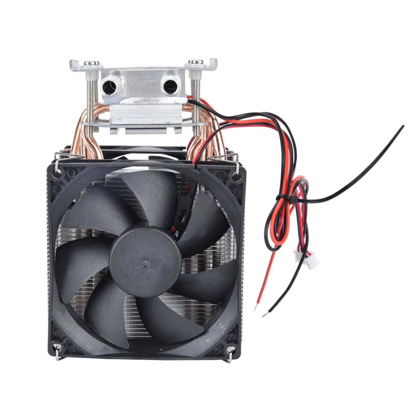 Semiconductor Refrigerator 12V Thermoelectric Peltier Refrigeration DIY Water Cooling System Cooler Device with Fan Peaceful Pleasures Health and Wellness