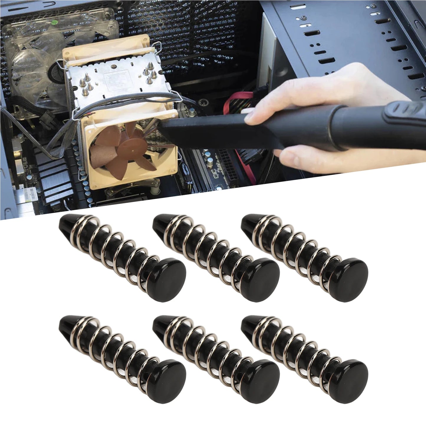 Heatsink Mount Pin Cooler Mounting Pin Heatsink Mount Pin 18.6mm Heat Sink Cooler Mounting Clip Plastic Fastener Set Kit Peaceful Pleasures Health and Wellness