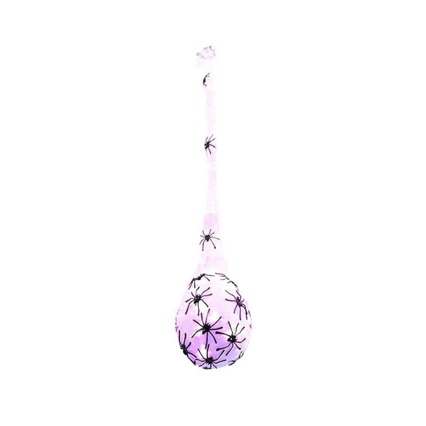 Halloween LED Glowing Spider Egg Bag Hanging Decoration
