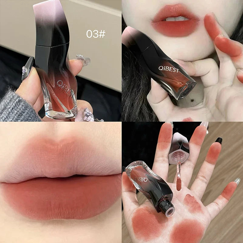 QiBest Matte Liquid Lipstick – Waterproof Long-Lasting Lip Mud