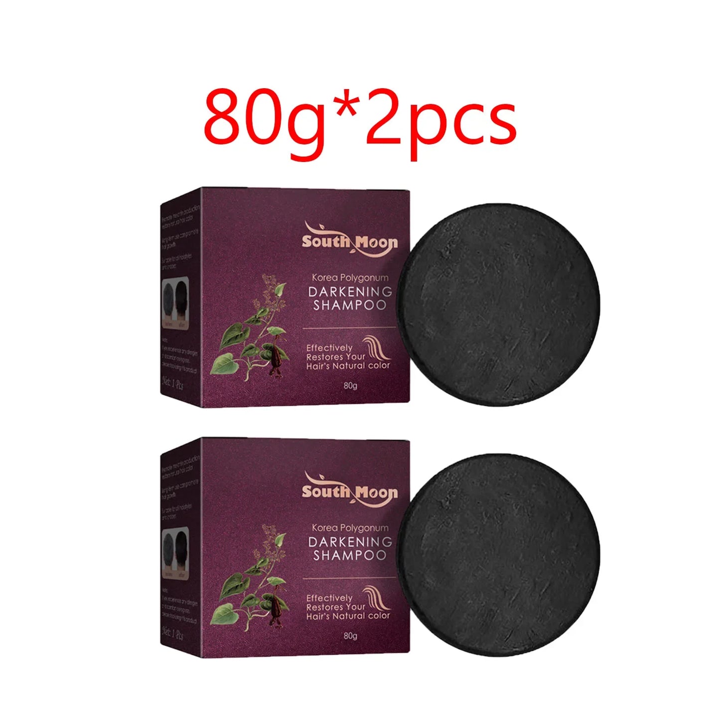 Polygonum Multiflorum Shampoo Bar – Dandruff & Hair Loss Peaceful Pleasures Health and Wellness 2pcs
