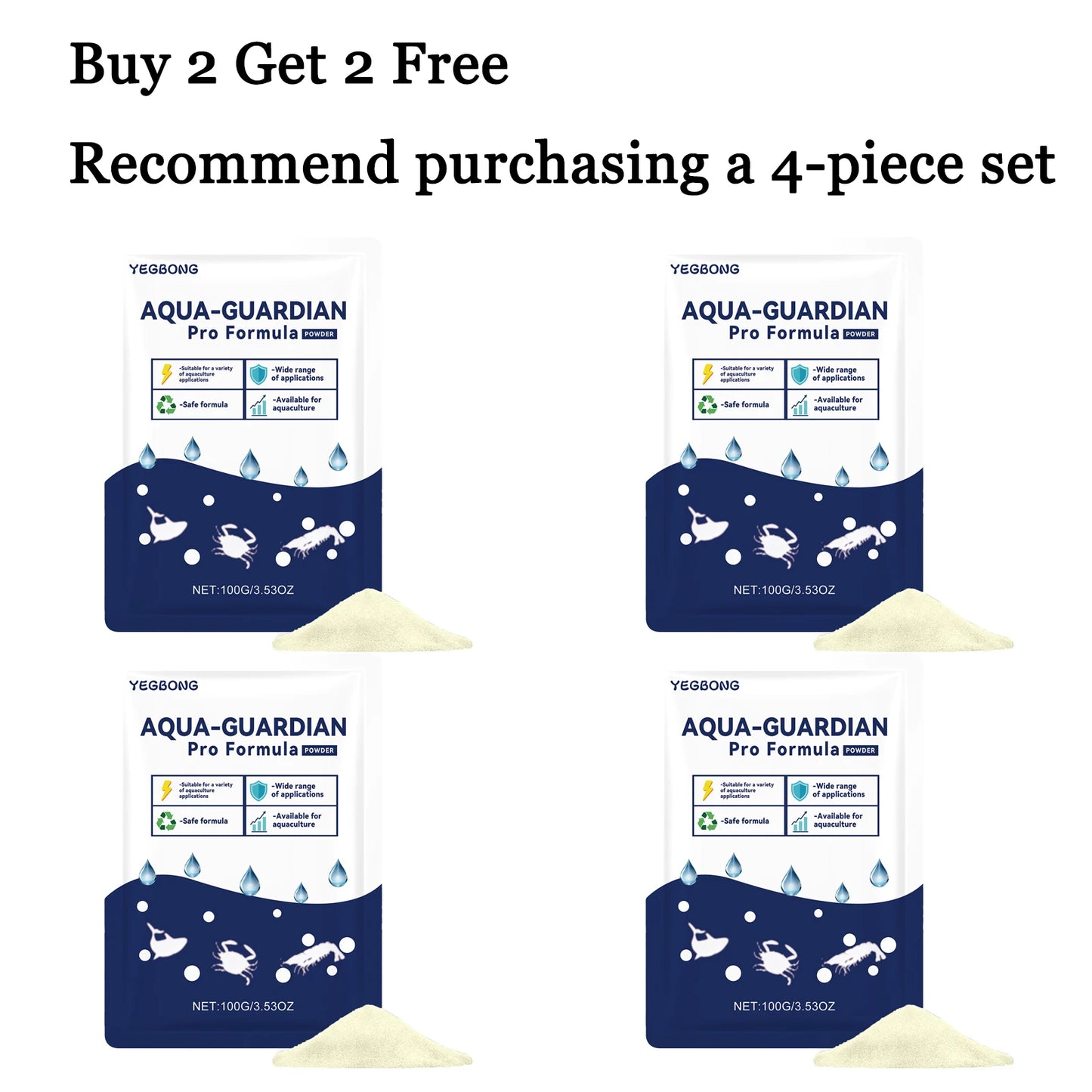 100g Aquarium Water Clarifier Powder | Fish Tank Purifier