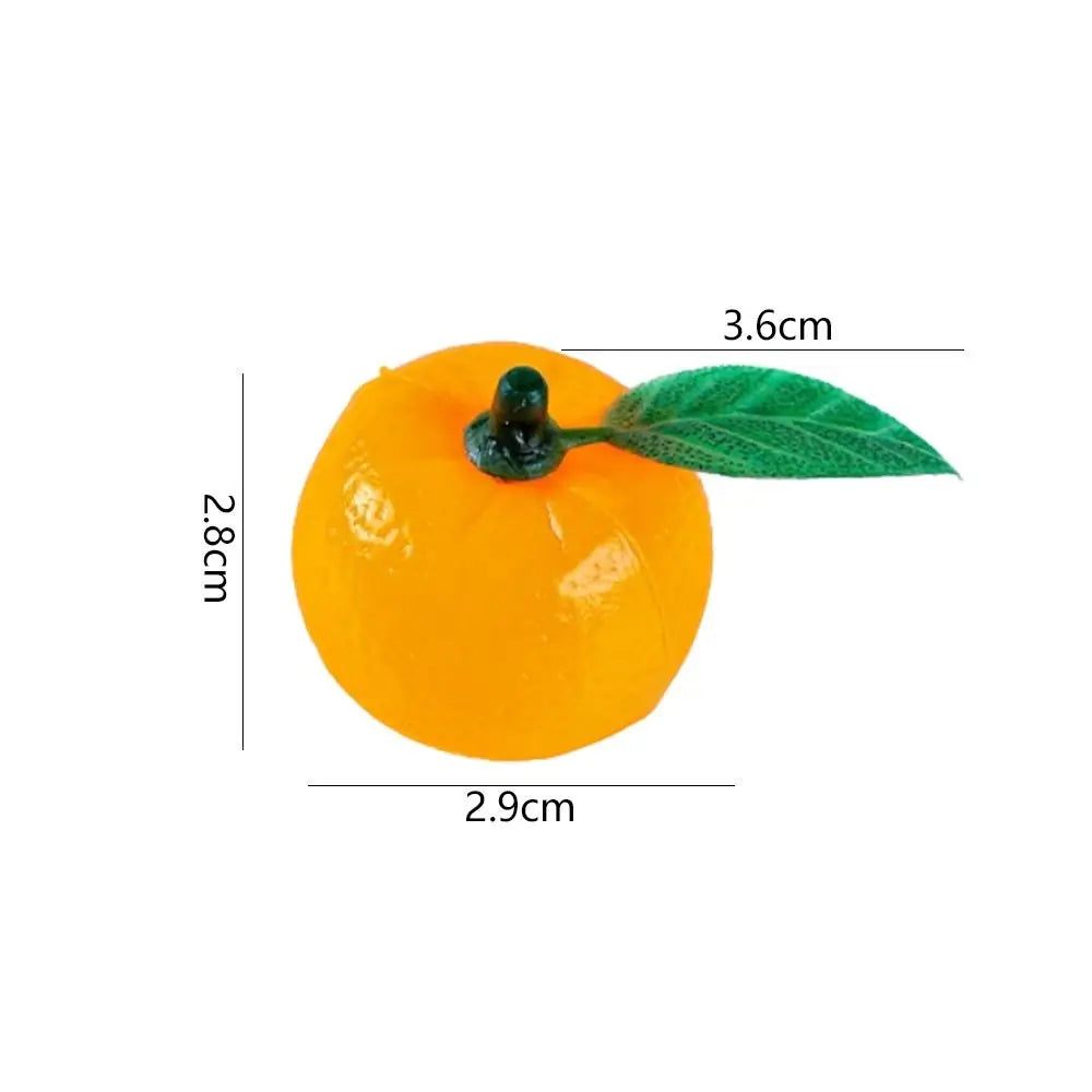 10pcs Mini Artificial Plastic Oranges – Realistic Fruit Props