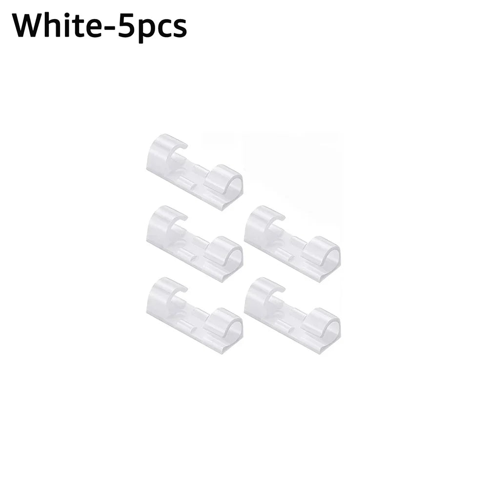 Desktop Cable Organizer Clips | Cord & Wire Manager
