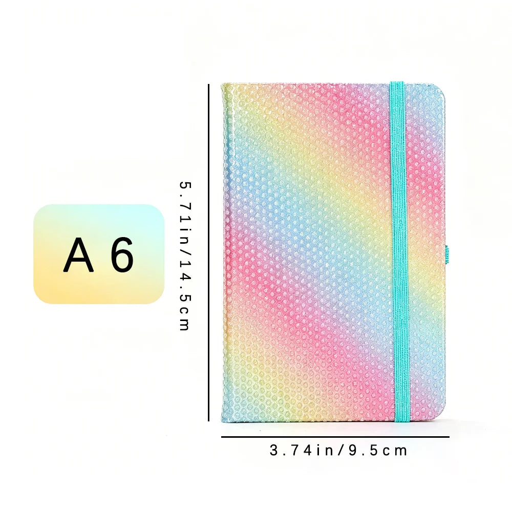 A6 Sparkling Pink Strap Handheld Notebook Creative Personalized