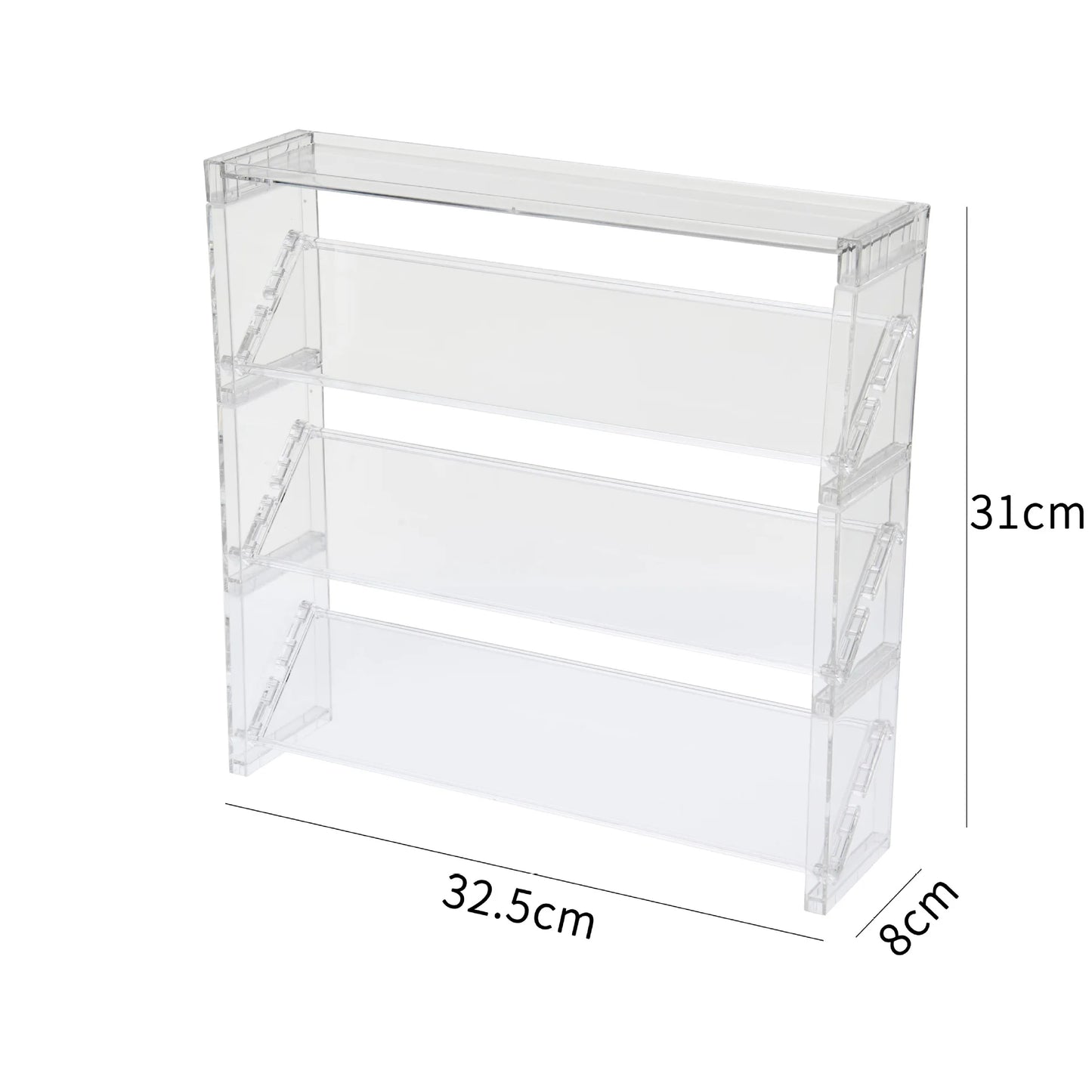 Stylish Large Capacity Multifunctional Cosmetic Display Stand Organizer for Eyeshadow Palettes Makeup Storage on Vanity Desk Peaceful Pleasures Health and Wellness L 3 Layer