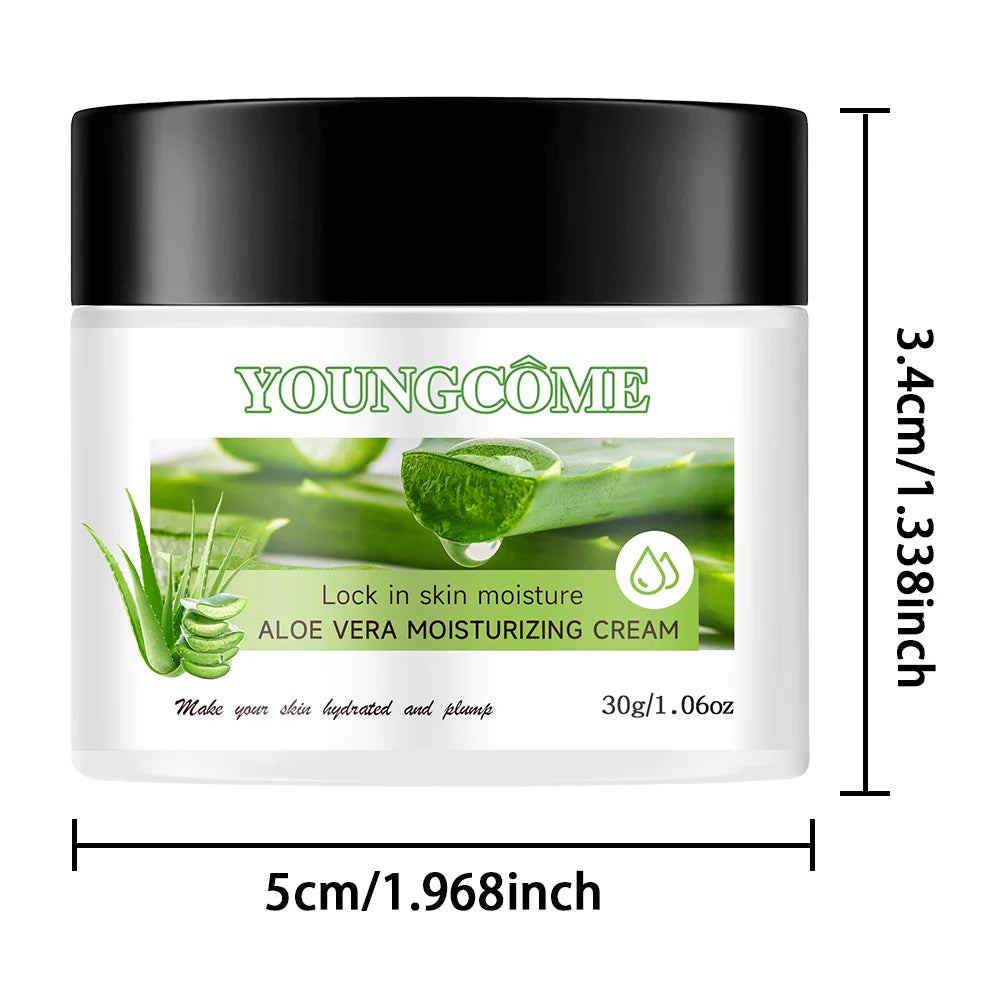 Aloe Vera Face Cream Hyaluronic Acid – Anti-Wrinkle & Pore Care Aloe Vera Face Cream Peaceful Pleasures Health and Wellness 30G