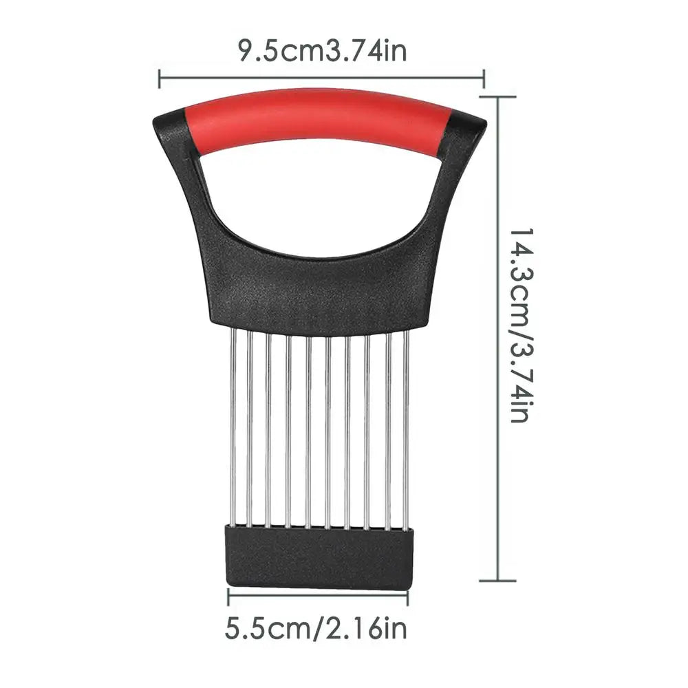 Vegetable Slicing Holder – Onion Tomato Potato Slicer Fork