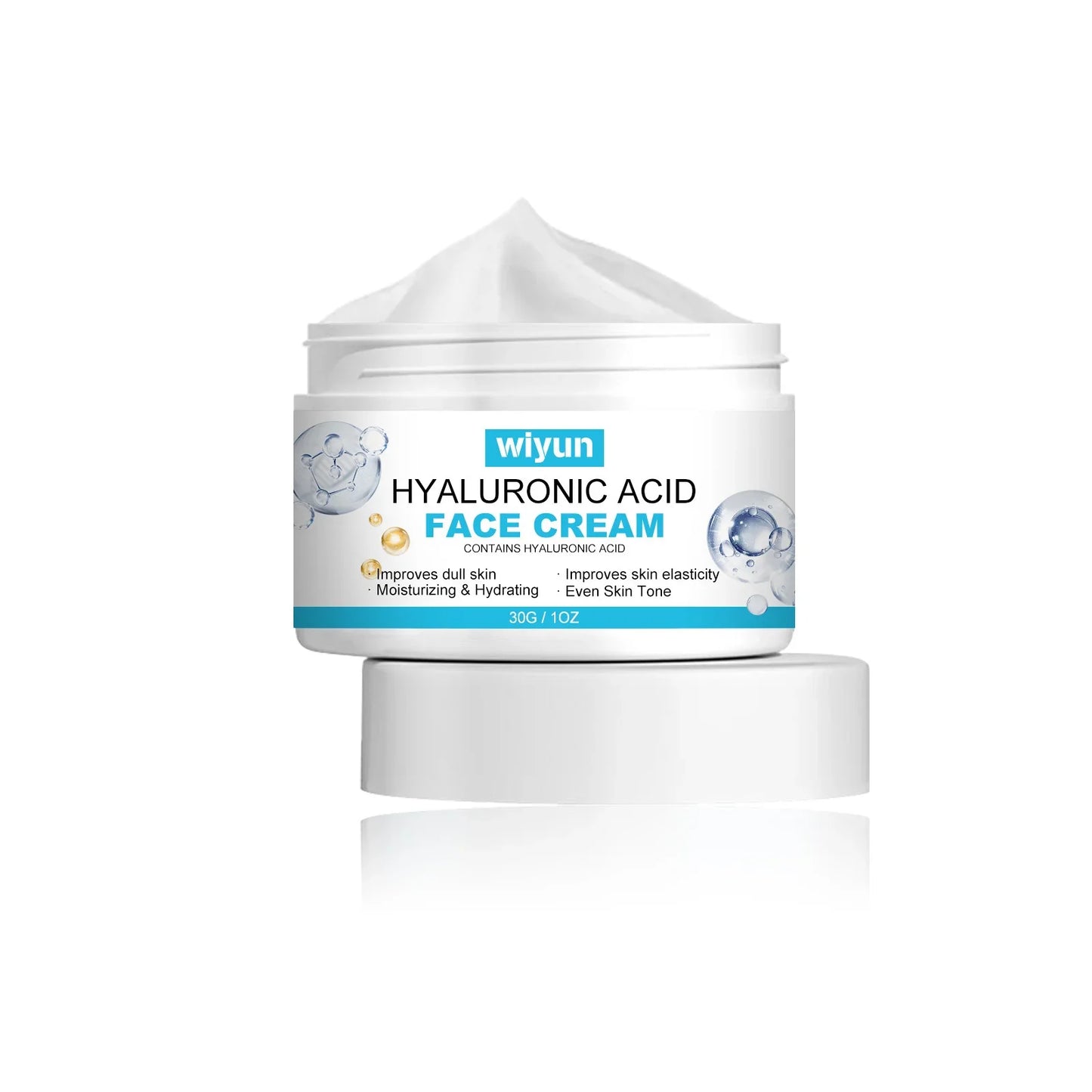 WIYUN Hyaluronic Acid Face Cream – Pore & Oil Control 30g