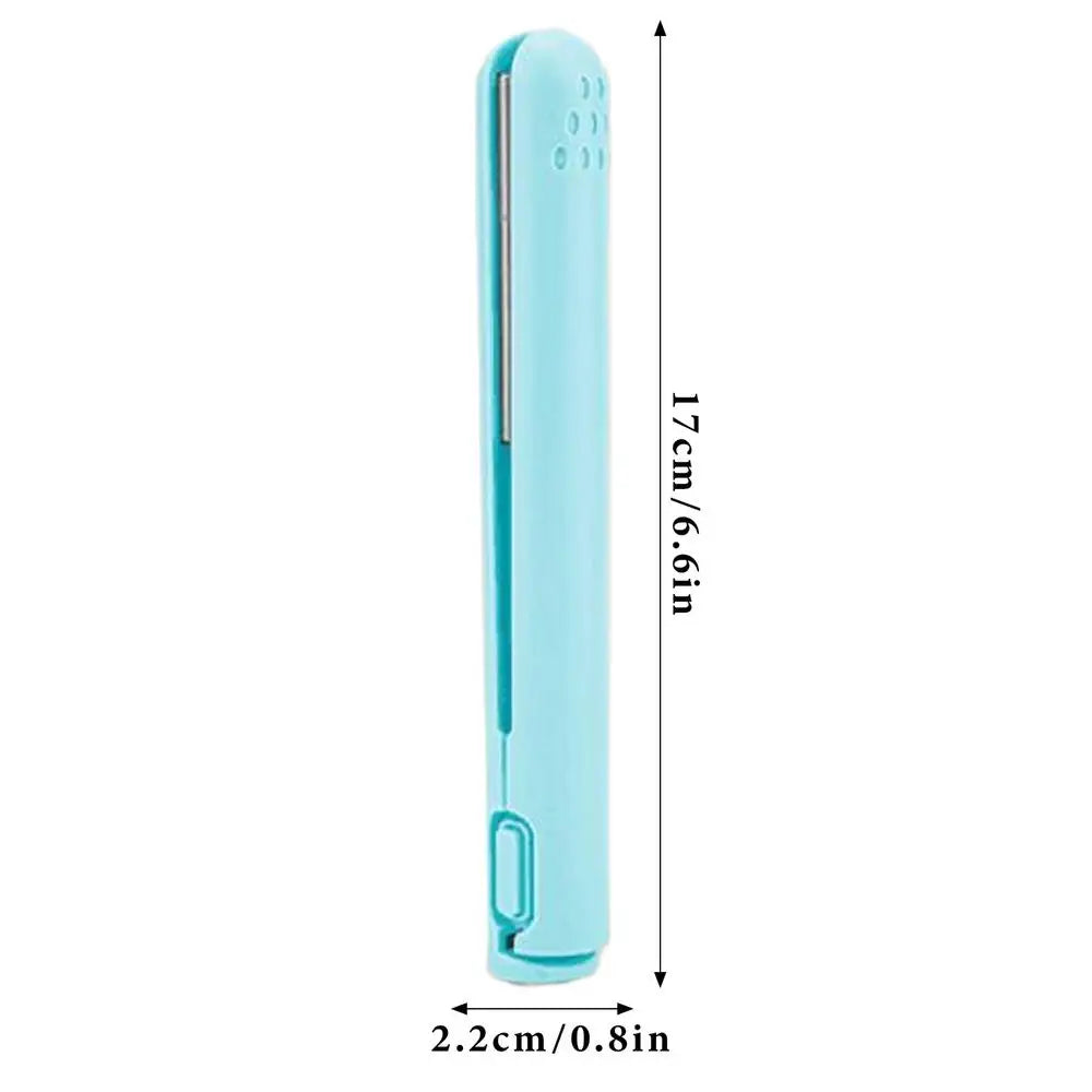 2-in-1 Mini Curling Iron & Straightener | Portable Travel