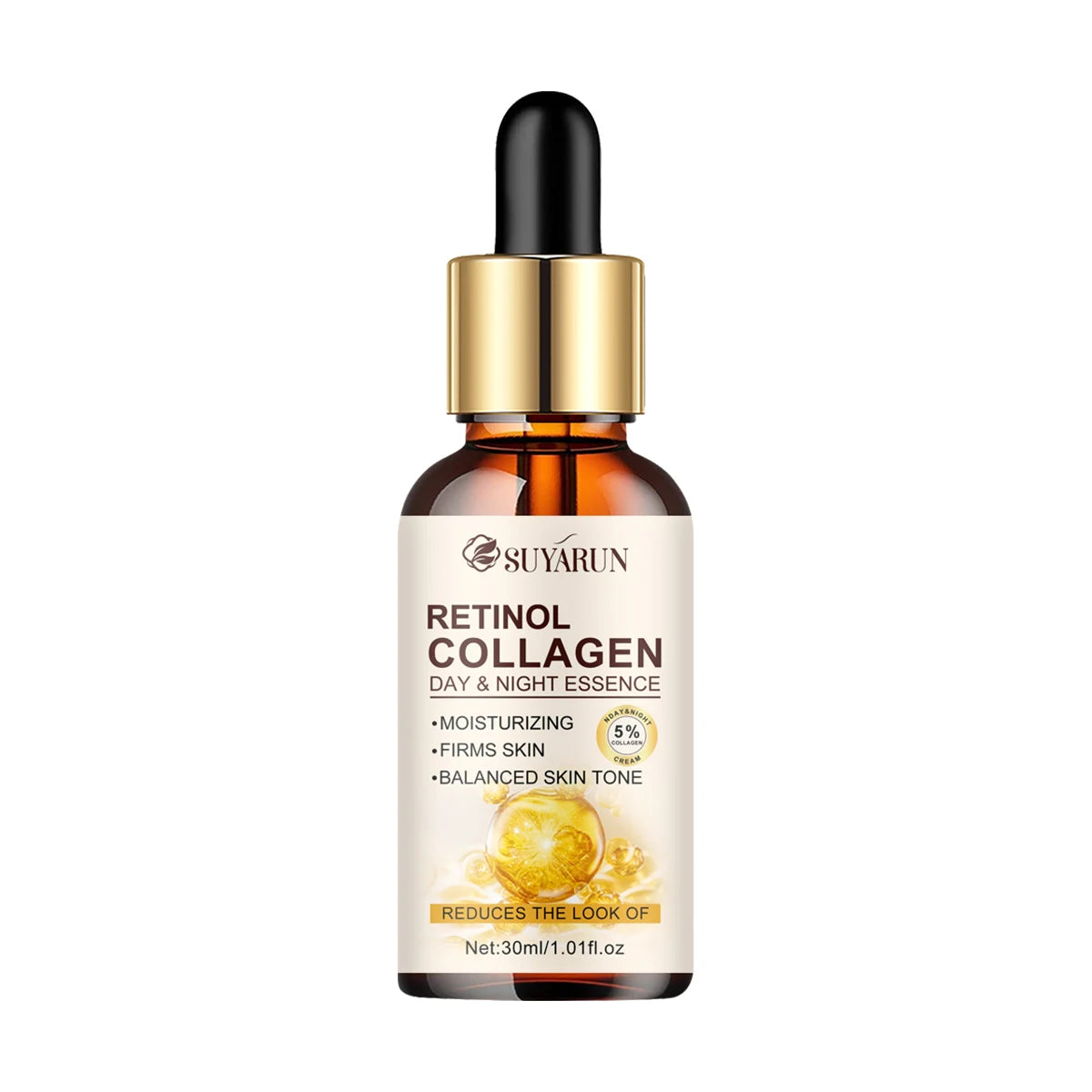 Retinol Collagen Cream Firming and Balancing Skin Tone Lightening Fine Lines Moisturizing and brightening Skin care cream. Peaceful Pleasures Health and Wellness 30ml