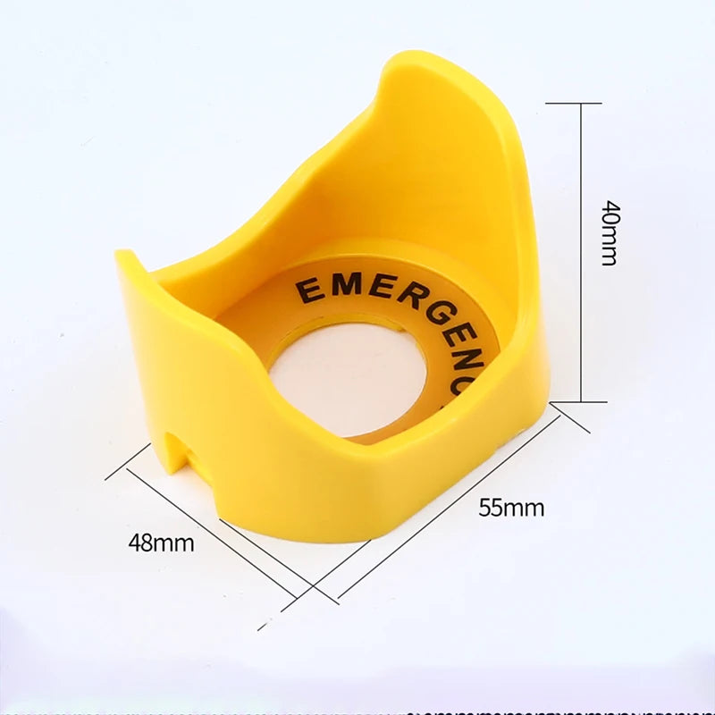 1pcs Anti-Missing Elevator Emergency Stop 22mm Push Button Switch Protective Cover Protective Cover Accessory Round Warning Ring Peaceful Pleasures Health and Wellness onesize A16