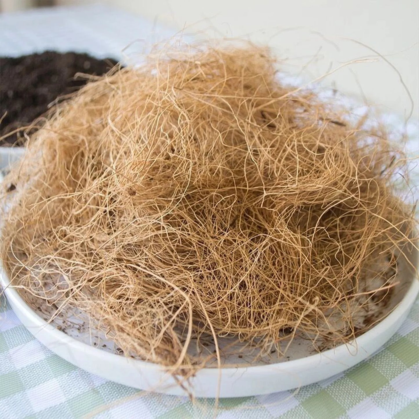 Dust-Free Planter Coconut Fiber Insect-proof Plants Fiber for Garden Enthusiasts Lovers Peaceful Pleasures Health and Wellness