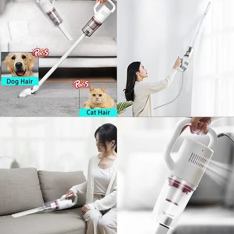 26ft Corded Stick Vacuum Cleaner for Pet Hair, Hardwood Floors, Cat Litter - Lightweight & Powerful Peaceful Pleasures Health and Wellness