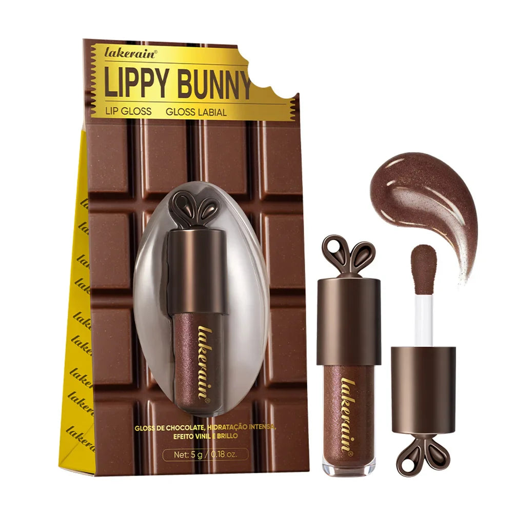 LIPPY BUNNY Chocolate Lip Gloss with Bunny Keychain | 5g