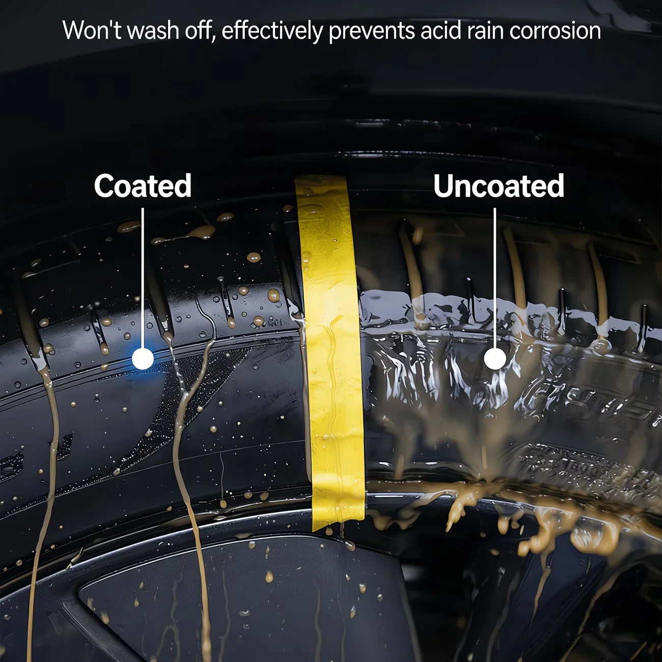Tire Shine Wax – Hydrophobic Blackening Paste & Polish Coating