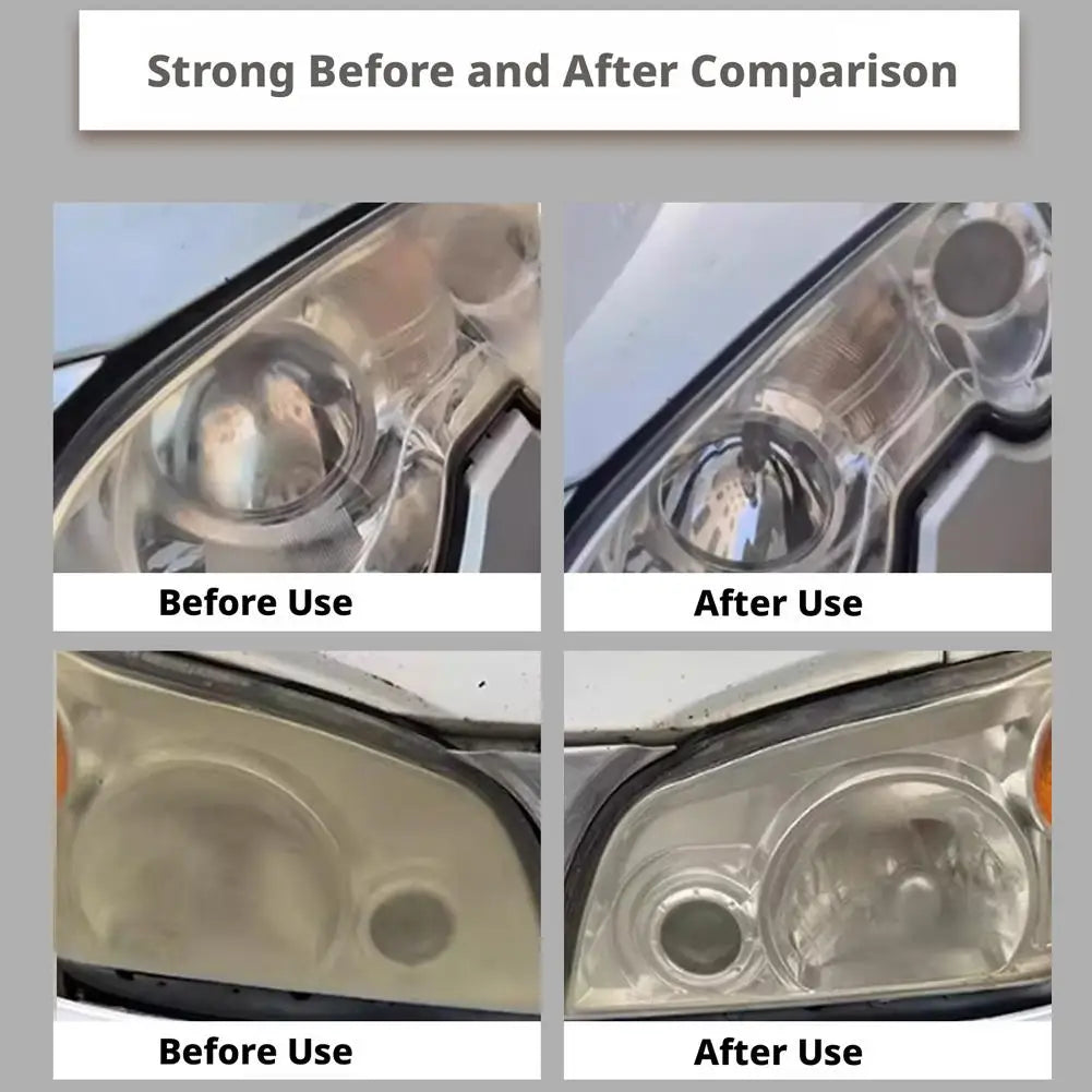 Car Headlight Restoration Kit Headlight Refurbishment Agent Car lights Polisher Kit for Yellowing Haze Removal ImproveVisibility Peaceful Pleasures Health and Wellness