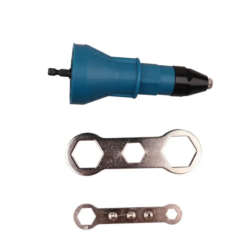 Electric Rivet Nut Gun Riveting Tool Motorcycle Repair Conversion