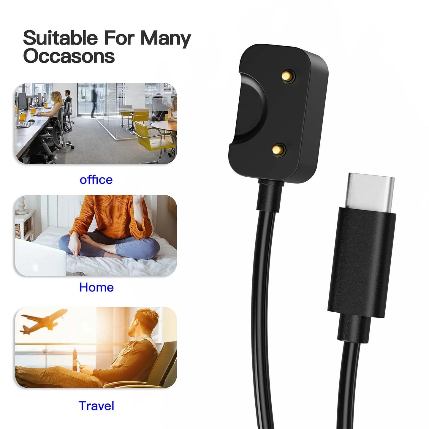 Samsung Galaxy Fit 3 Magnetic Charger Cable 100cm USB-C Peaceful Pleasures Health and Wellness