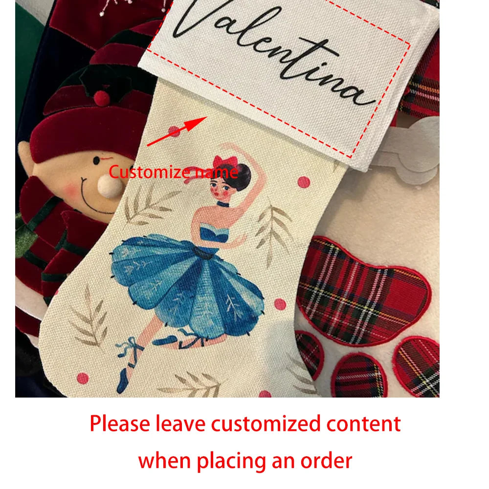 Personalized Nutcracker Christmas Stocking | Custom Family Gift