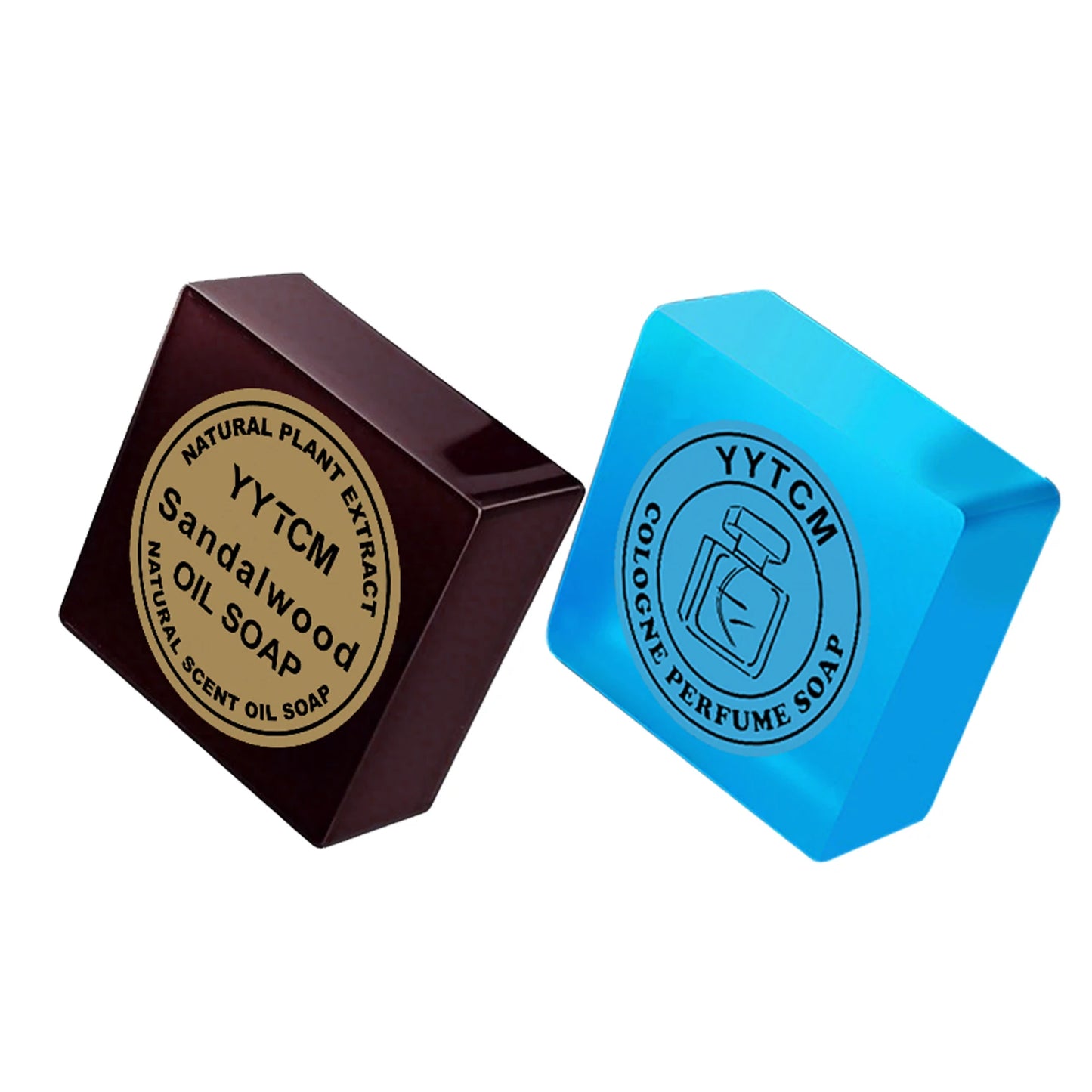 Men's Cologne Soap, Cologne Perfume Soap, Sandalwood Soap, Bath Soap Face Wash Bath Body Soap Essential Oil Handmade Soap 70g Peaceful Pleasures Health and Wellness 2pcs mix