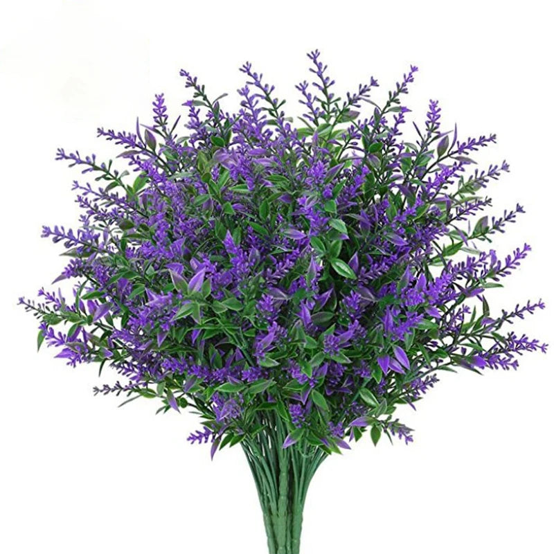 Artificial Lavender Bouquet | Plastic Flowers Home & Wedding