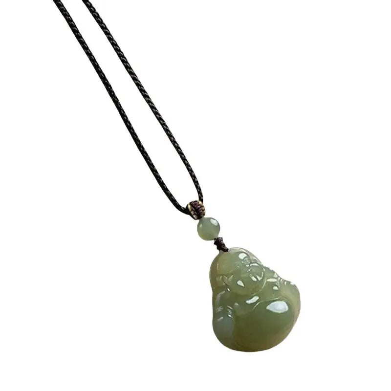 Lucky Maitreya Buddha Pendant Necklace – Women's Jewelry