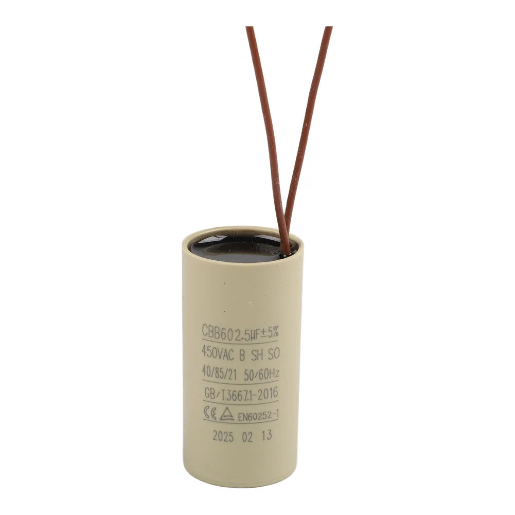 CBB60 Motor Start Capacitor 2 5uF Wall-mounted Boiler Water Pump Air