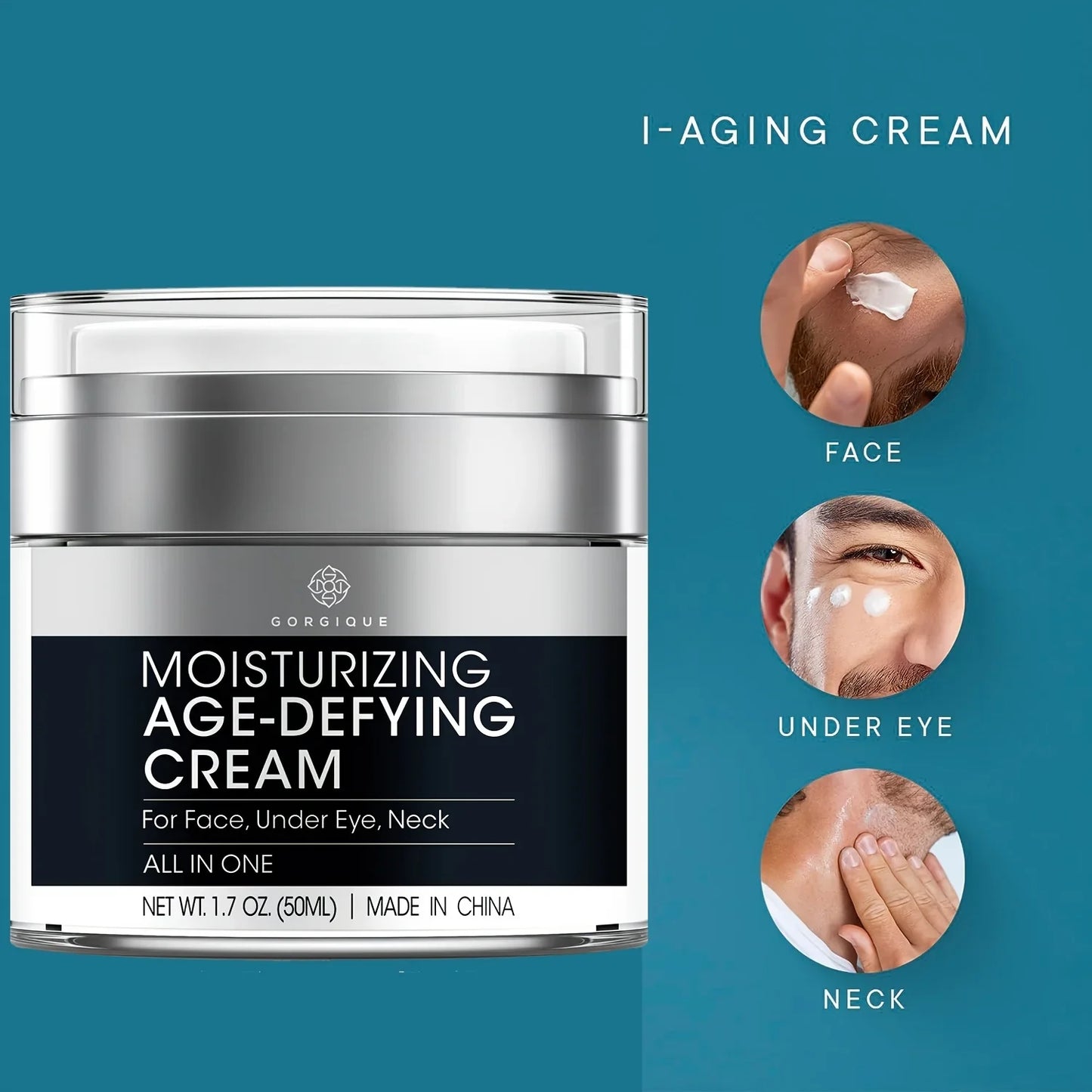 Men's Anti-Aging Face Cream – Retinol, Collagen & Hyaluronic Acid