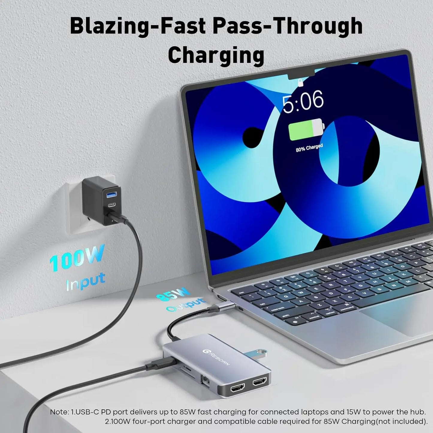 9-in-1 USB-C Docking Station – Dual 4K HDMI, 100W PD, Ethernet Peaceful Pleasures Health and Wellness