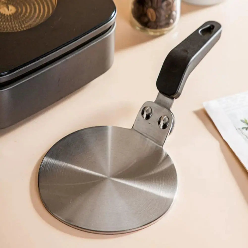 Induction Cooker Gas Stove Coffee Heating Tools Silver Stainless Steel Thermal Conductive Plate Home Outdoor Kitchen Supplies Peaceful Pleasures Health and Wellness