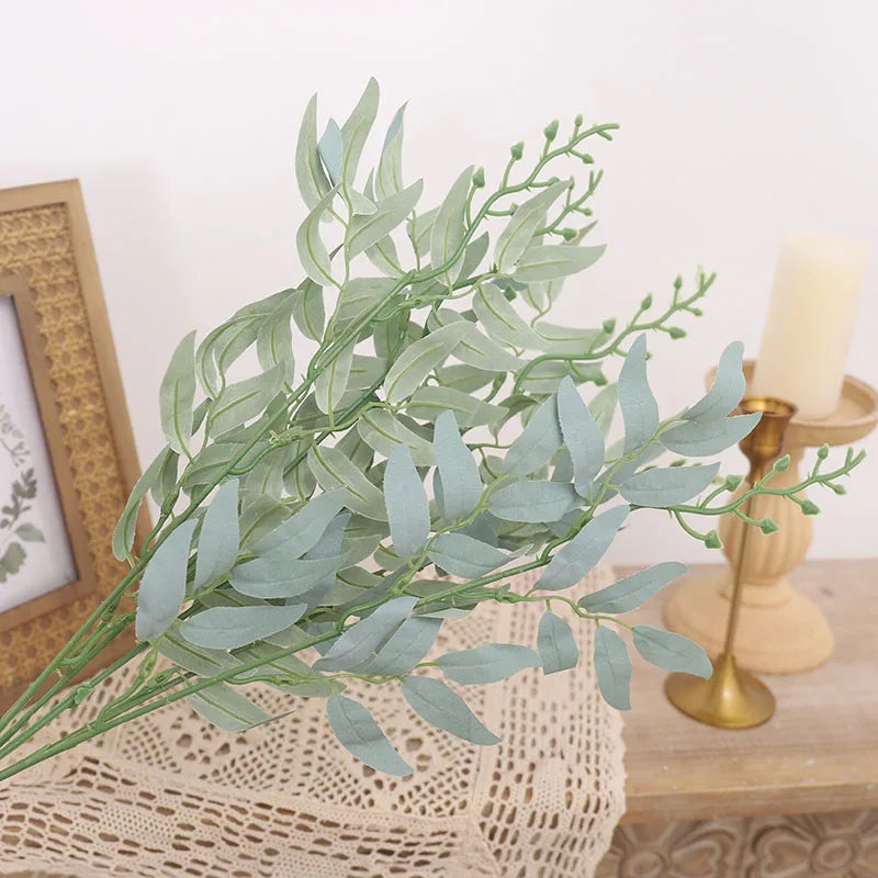 Artificial Silk Willow Leaf Garland | Home & Wedding Decor