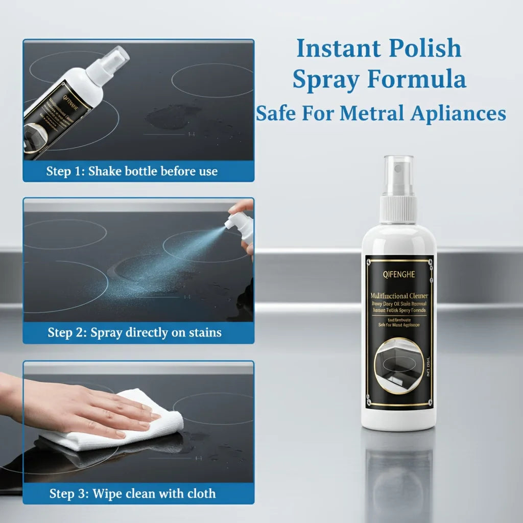 3.38oz Multipurpose Kitchen Cleaner Spray – No Disassembly