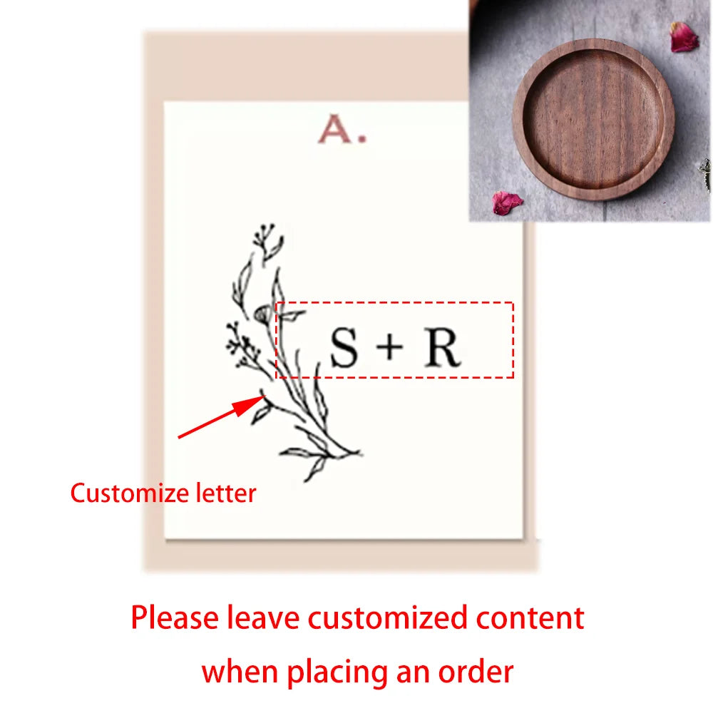 Custom Engraved Wood Ring Dish | Wedding & Anniversary Gift