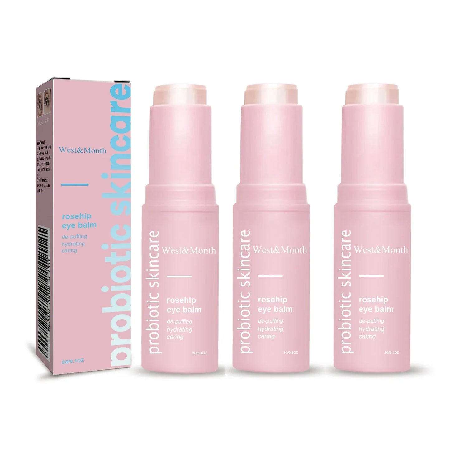 Rosehip Eye Balm Stick – Anti-Aging Hyaluronic Moisturizer 15ml