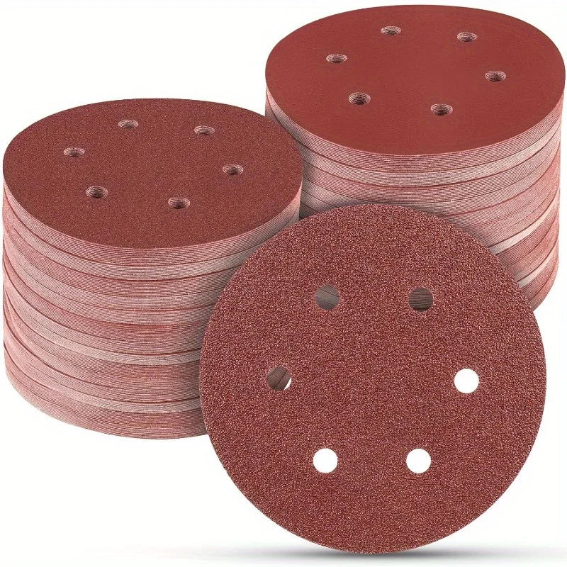 10 20 6 Hole Sanding Sheet 60-600 Gravel Flocking Sandpaper Track