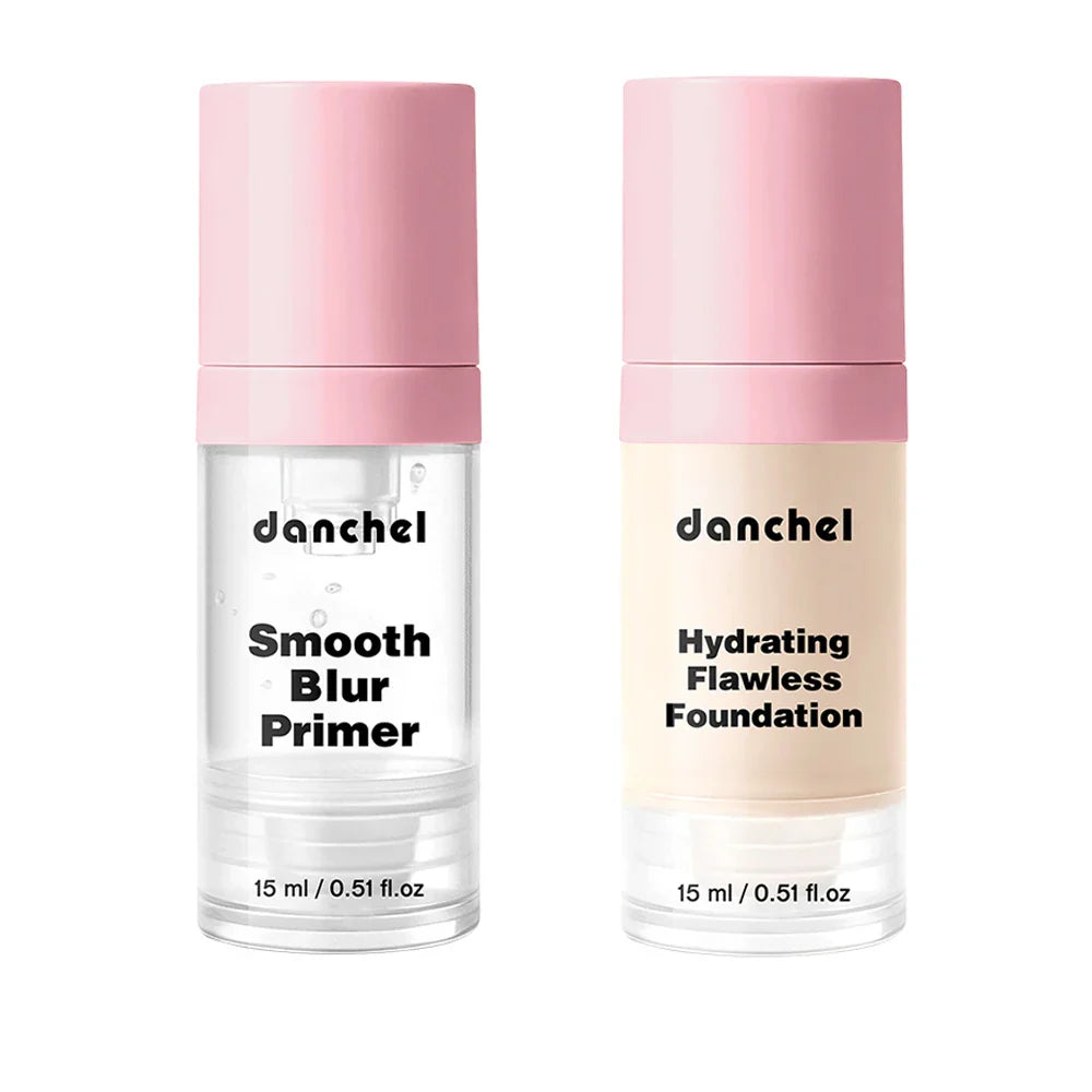 2-Pc Primer & Foundation Set – Buildable, Hydrating Coverage