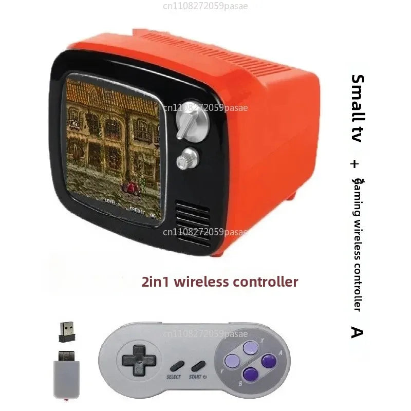 16GB Retro Smart Mini TV – WiFi Gaming & Video Streaming