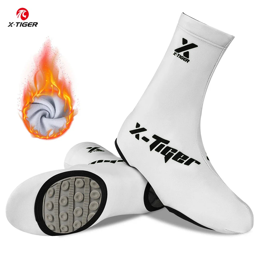 X-TIGER Winter Cycling Shoe Covers – Windproof Unisex