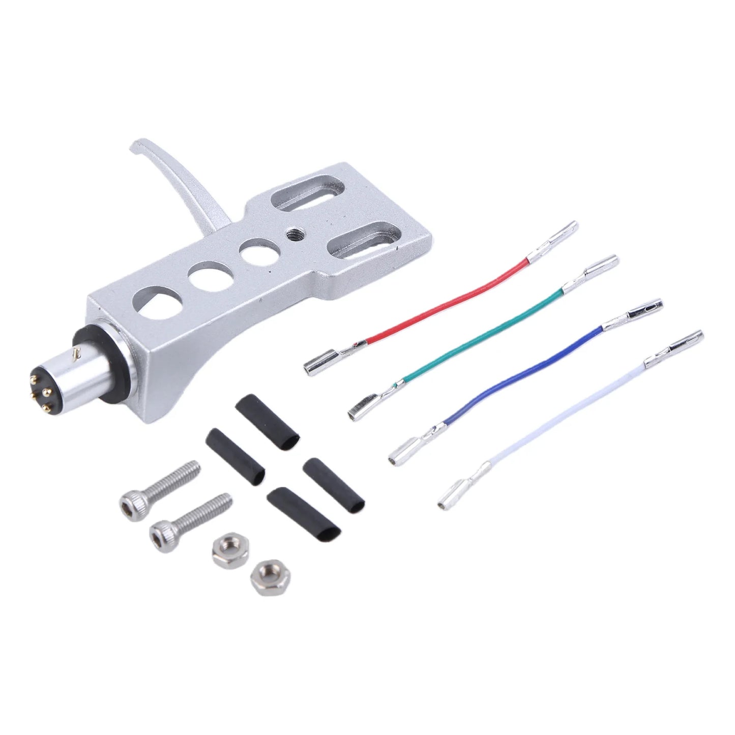 Cartridge Headshell Holder Kit Cartridge Headshell Stylus Holder for Most Record Player Replacement Headstands Peaceful Pleasures Health and Wellness Silver