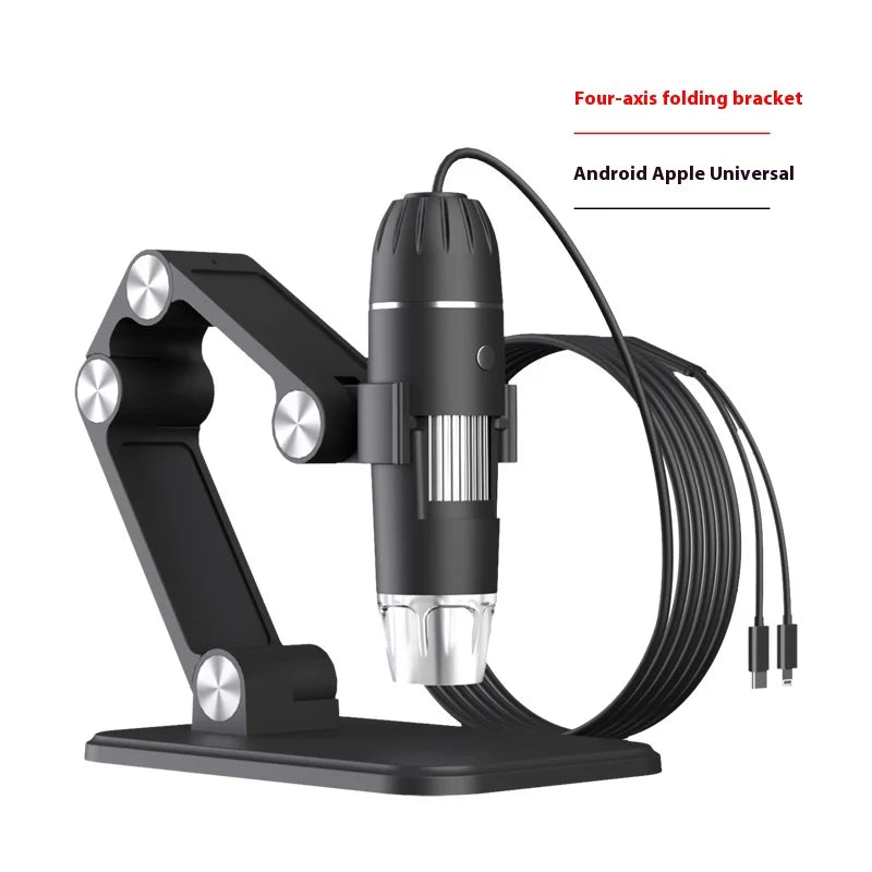 1600X Apple Android Phone Direct Connection Digital Microscope Handheld Industrial Beauty Electronic Magnifier Peaceful Pleasures Health and Wellness 2