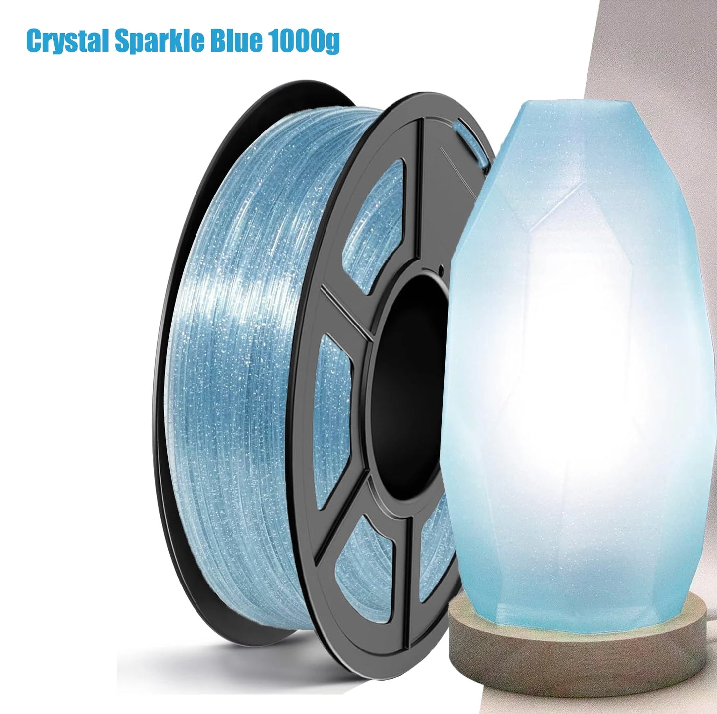 Translucent Crystal PLA Filament 1.75mm | 3D Maliang Spool