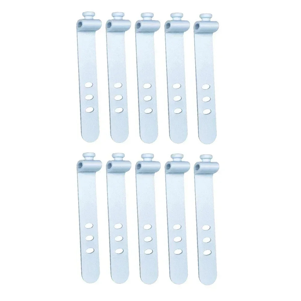 Silicone Cable Management Ties – Wire Organizer Kit 1/5/10 Pcs