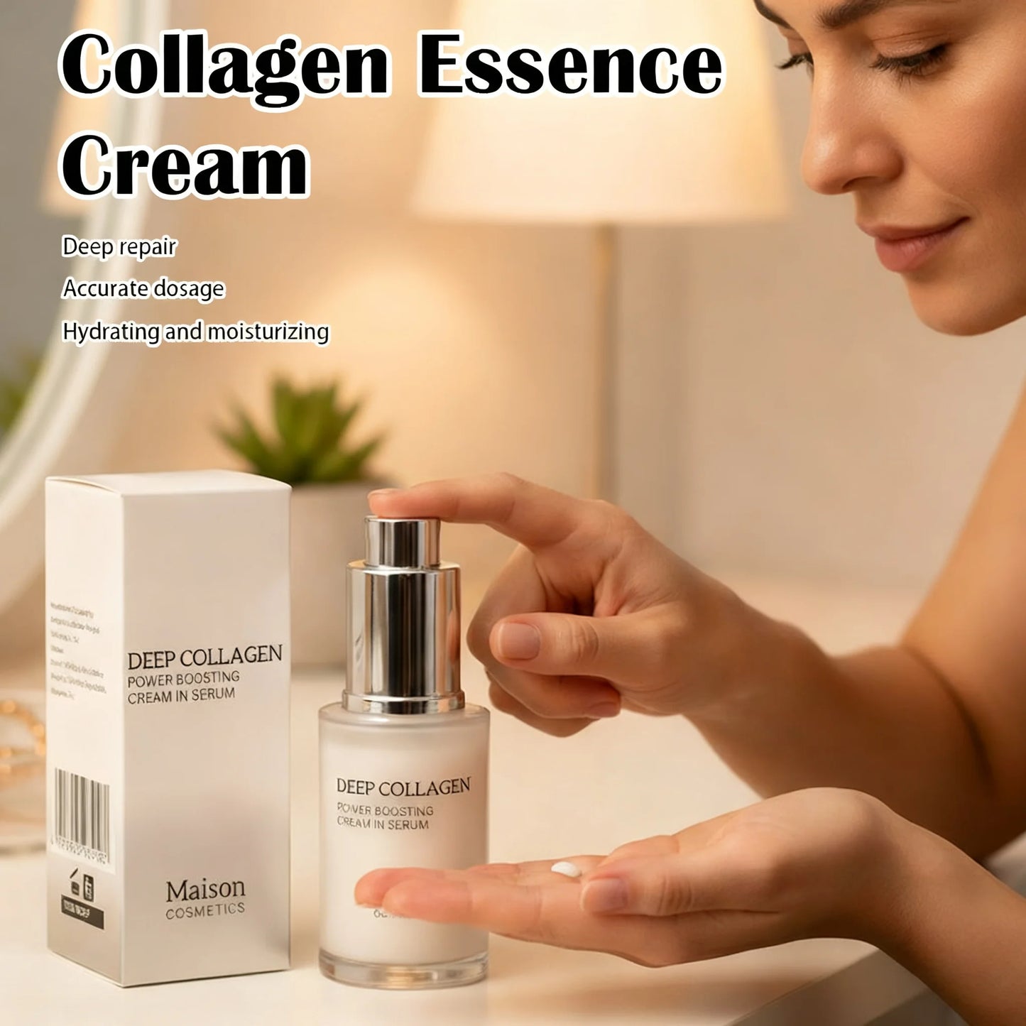 Deep Collagen Boosting Face Serum | Hydrating & Moisturizing
