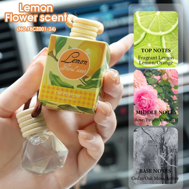Woody Lemon Car & Home Air Freshener – Long-Lasting Scent